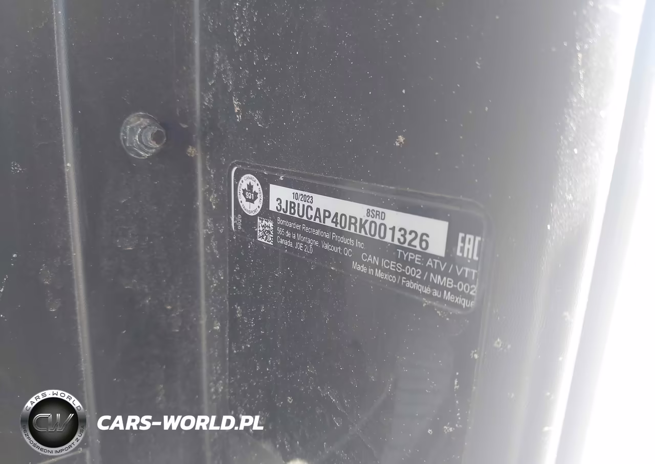 2024 Can-Am Defender Max Xt Hd9 VIN:3JBUCAP40RK001326 - 10