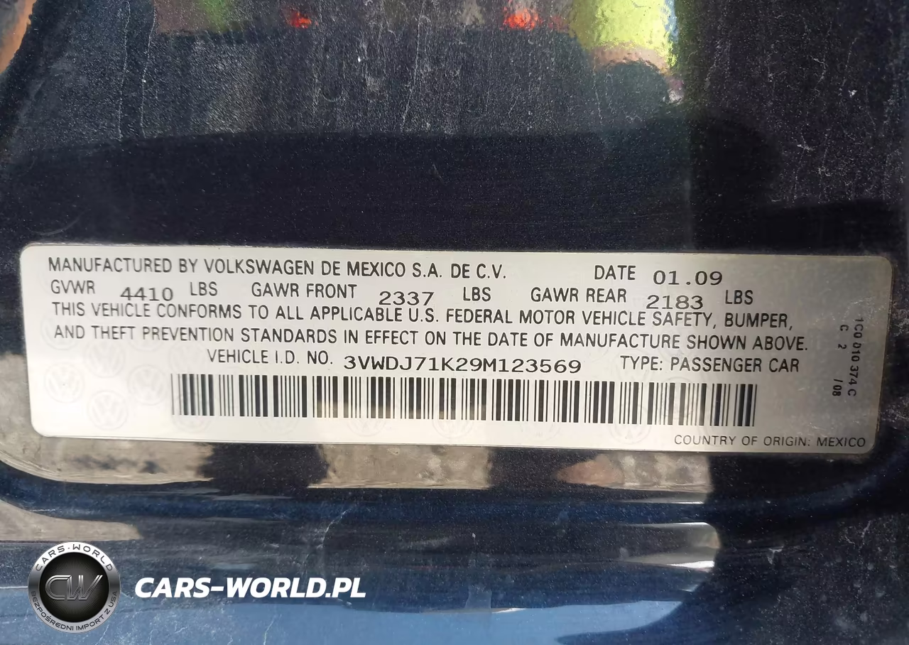 2009 Volkswagen Gli VIN:3VWDJ71K29M123569 - 9