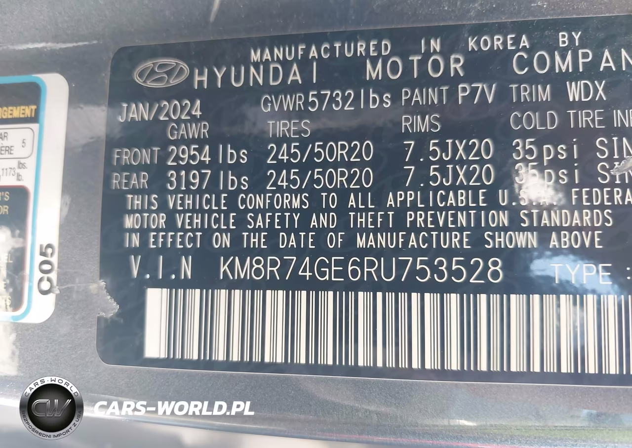 2024 Hyundai Palisade Calligraphy VIN:KM8R74GE6RU753528 - 9