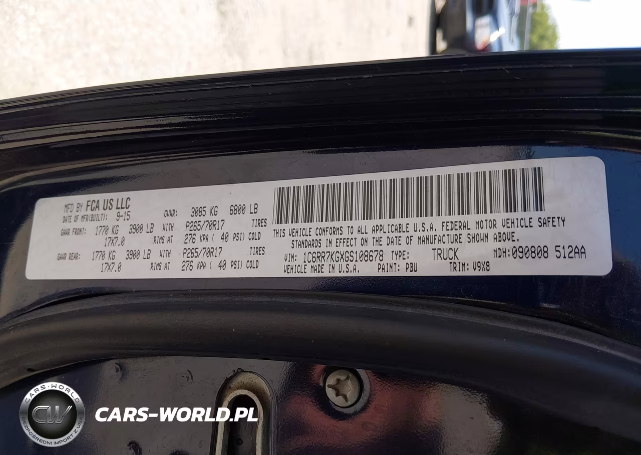 2016 Ram 1500 Tradesman VIN:1C6RR7KGXGS108678 - 9