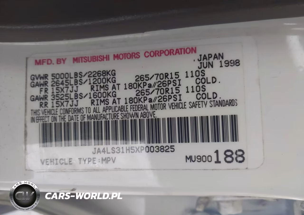 1999 Mitsubishi Montero Sport Ls-Xls VIN:JA4LS31H5XP003825 - 9