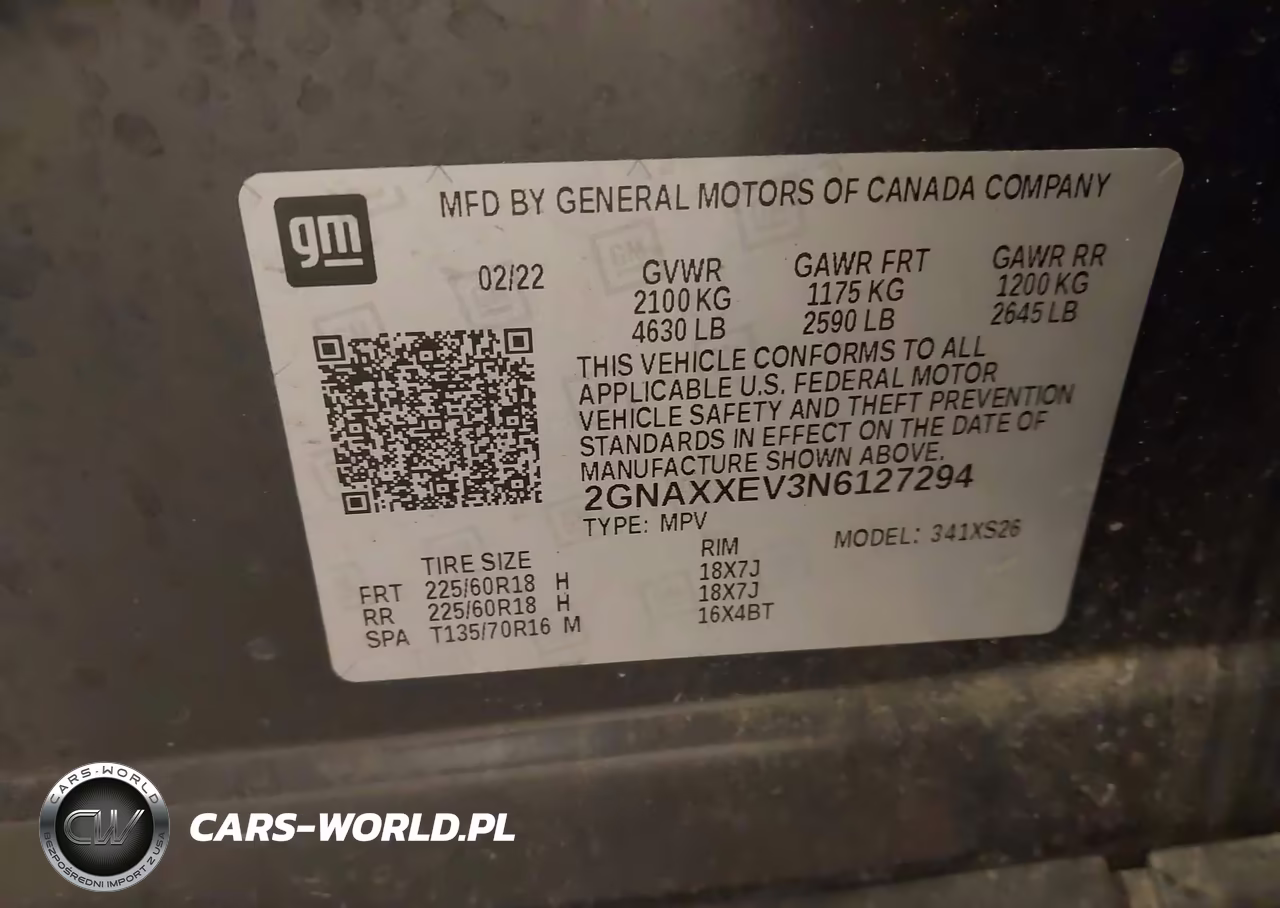 2022 Chevrolet Equinox Awd Premier VIN:2GNAXXEV3N6127294 - 9