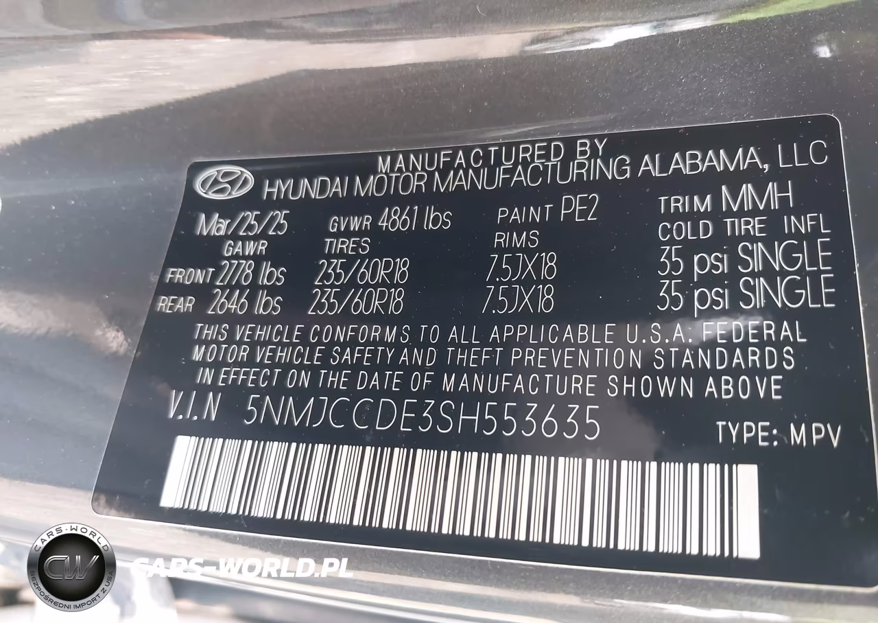 2025 Hyundai Tucson Sel Convenience VIN:5NMJCCDE3SH553635 - 9