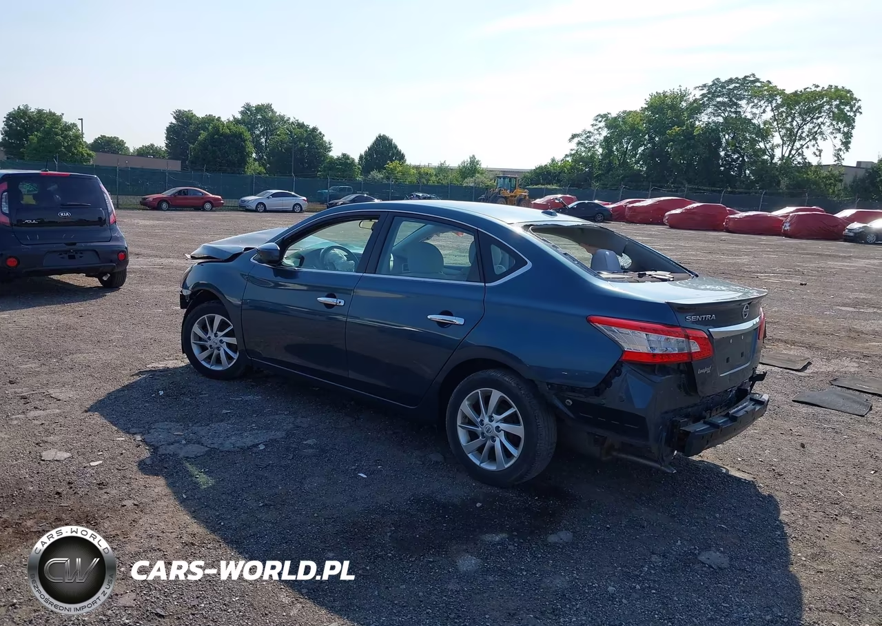 2015 Nissan Sentra Sv VIN:3N1AB7AP4FY321317 - 3