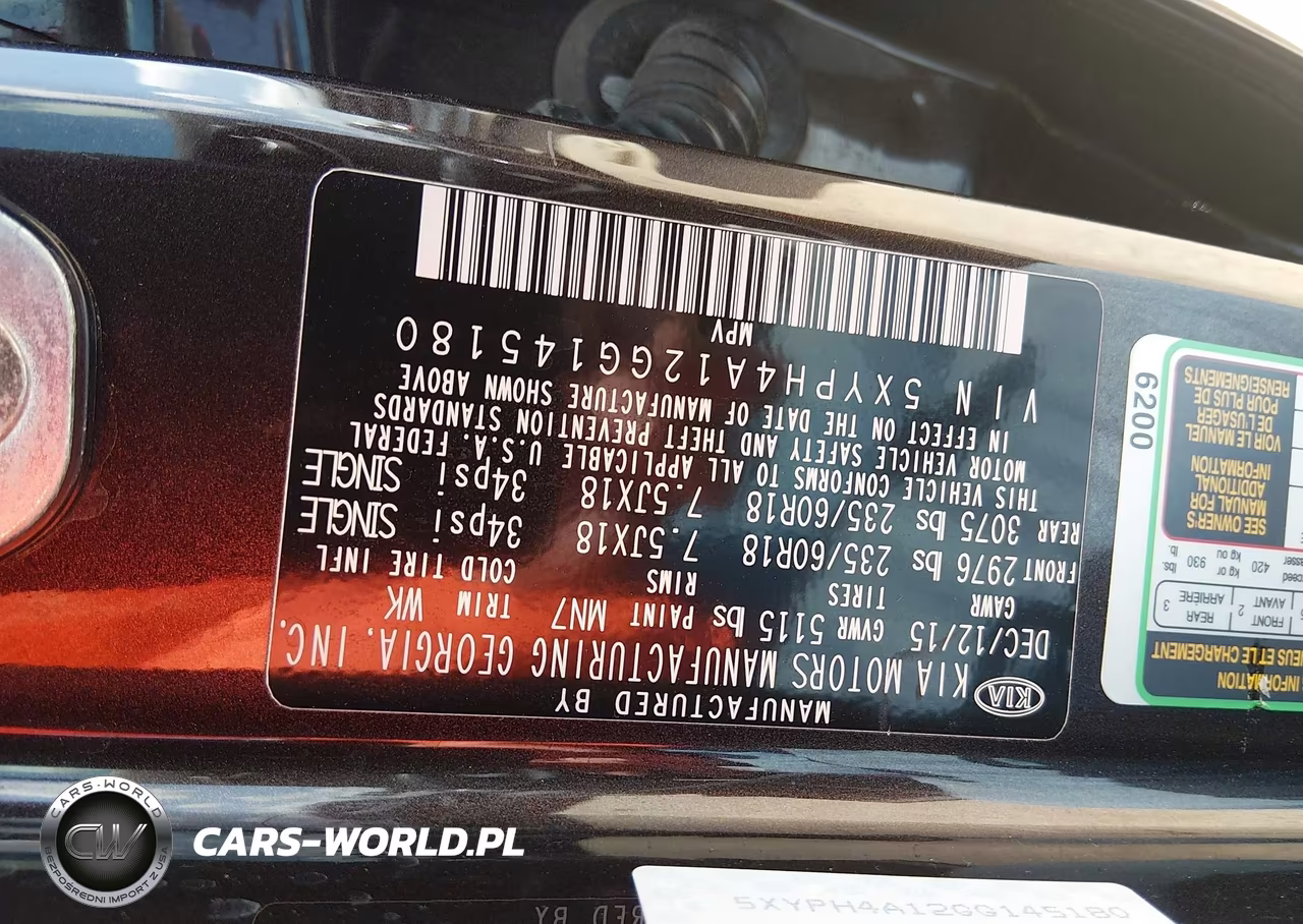 2016 Kia Sorento 2.0T Ex VIN:5XYPH4A12GG145180 - 9