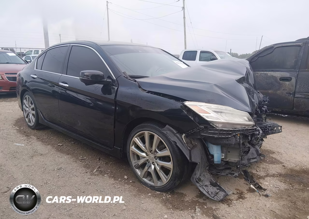 2017 Honda Accord Touring V6 VIN:1HGCR3F98HA037542 - 1
