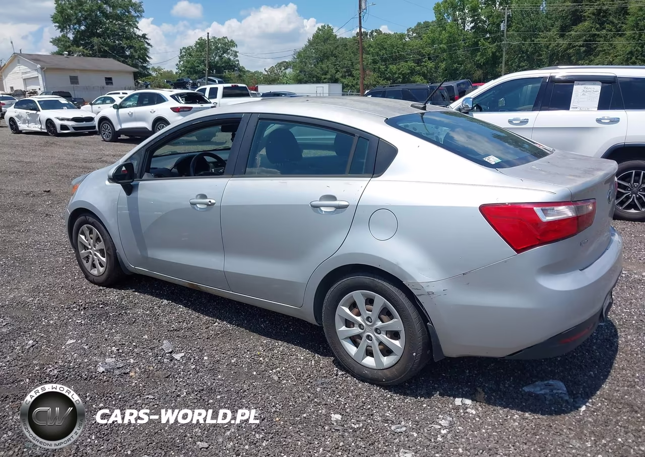 2014 Kia Rio Lx VIN:KNADM4A39E6420217 - 3