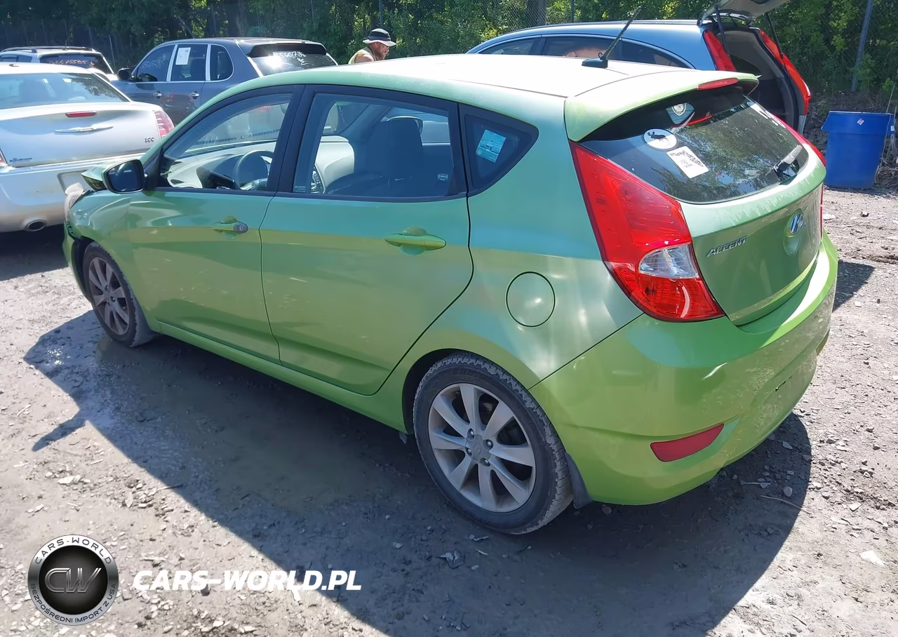 2012 Hyundai Accent Se VIN:KMHCU5AEXCU035257 - 3