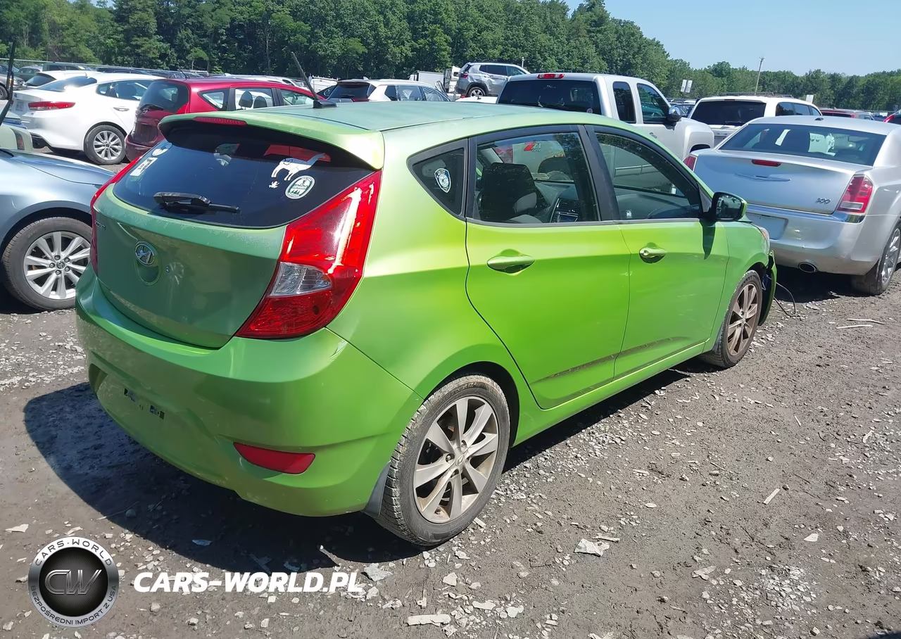 2012 Hyundai Accent Se VIN:KMHCU5AEXCU035257 - 4