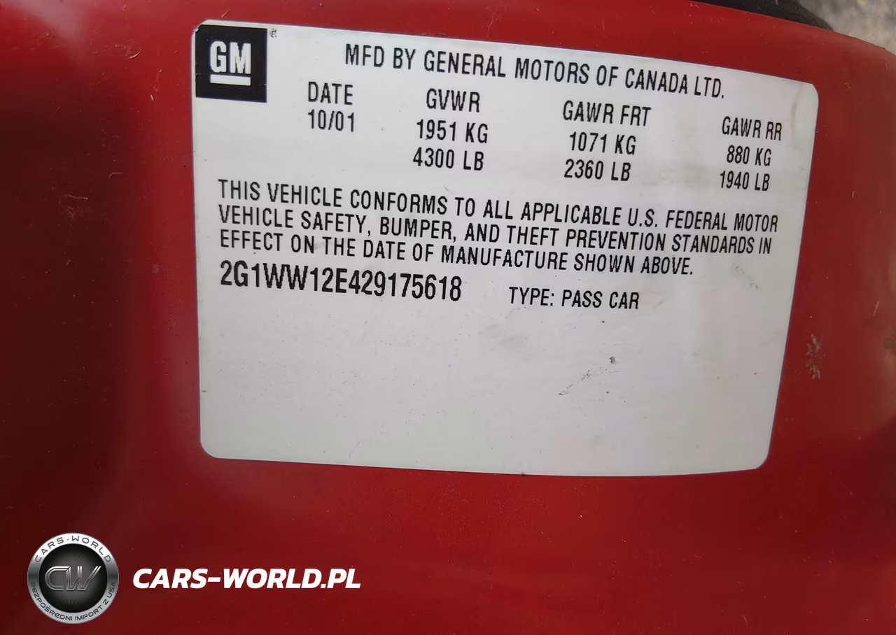2002 Chevrolet Monte Carlo Ls VIN:2G1WW12E429175618 - 9