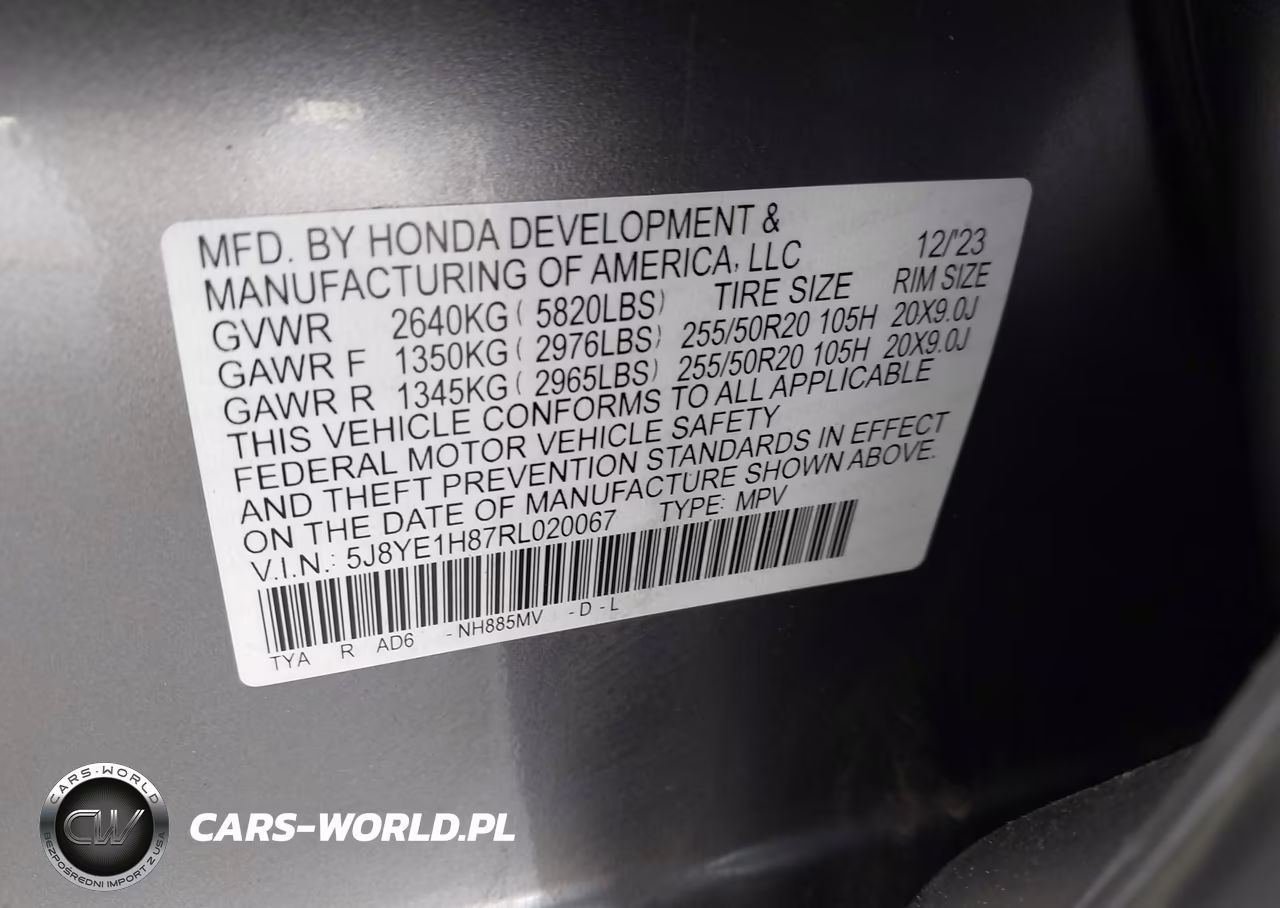 2024 Acura Mdx Advance Package VIN:5J8YE1H87RL020067 - 9