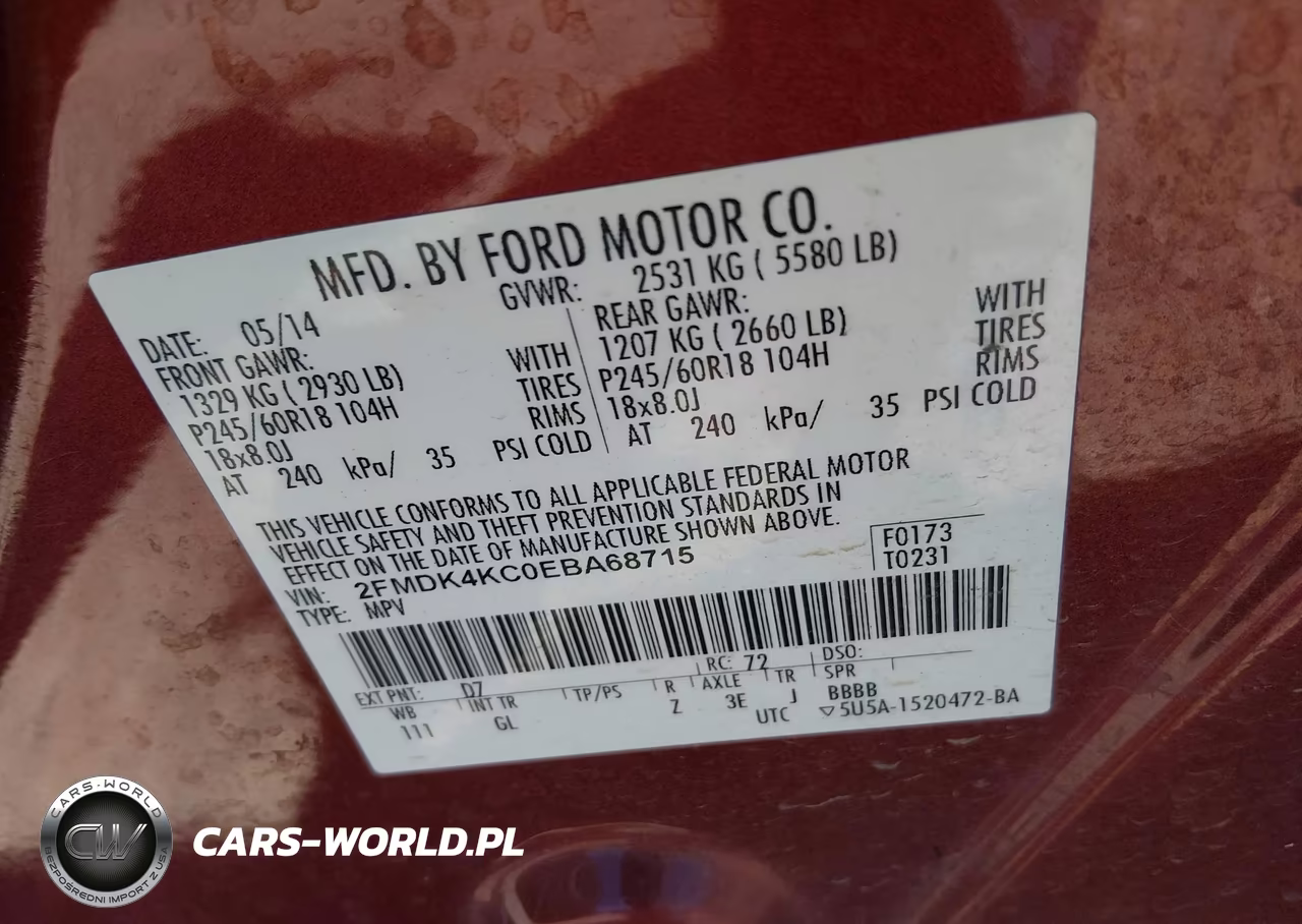 2014 Ford Edge Limited VIN:2FMDK4KC0EBA68715 - 9