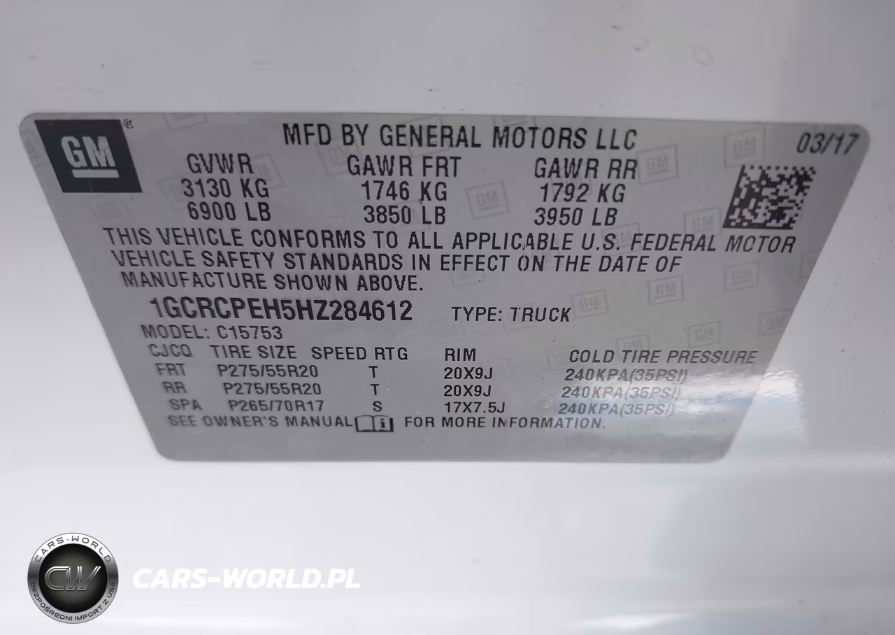 2017 Chevrolet Silverado 1500 Custom VIN:1GCRCPEH5HZ284612 - 9