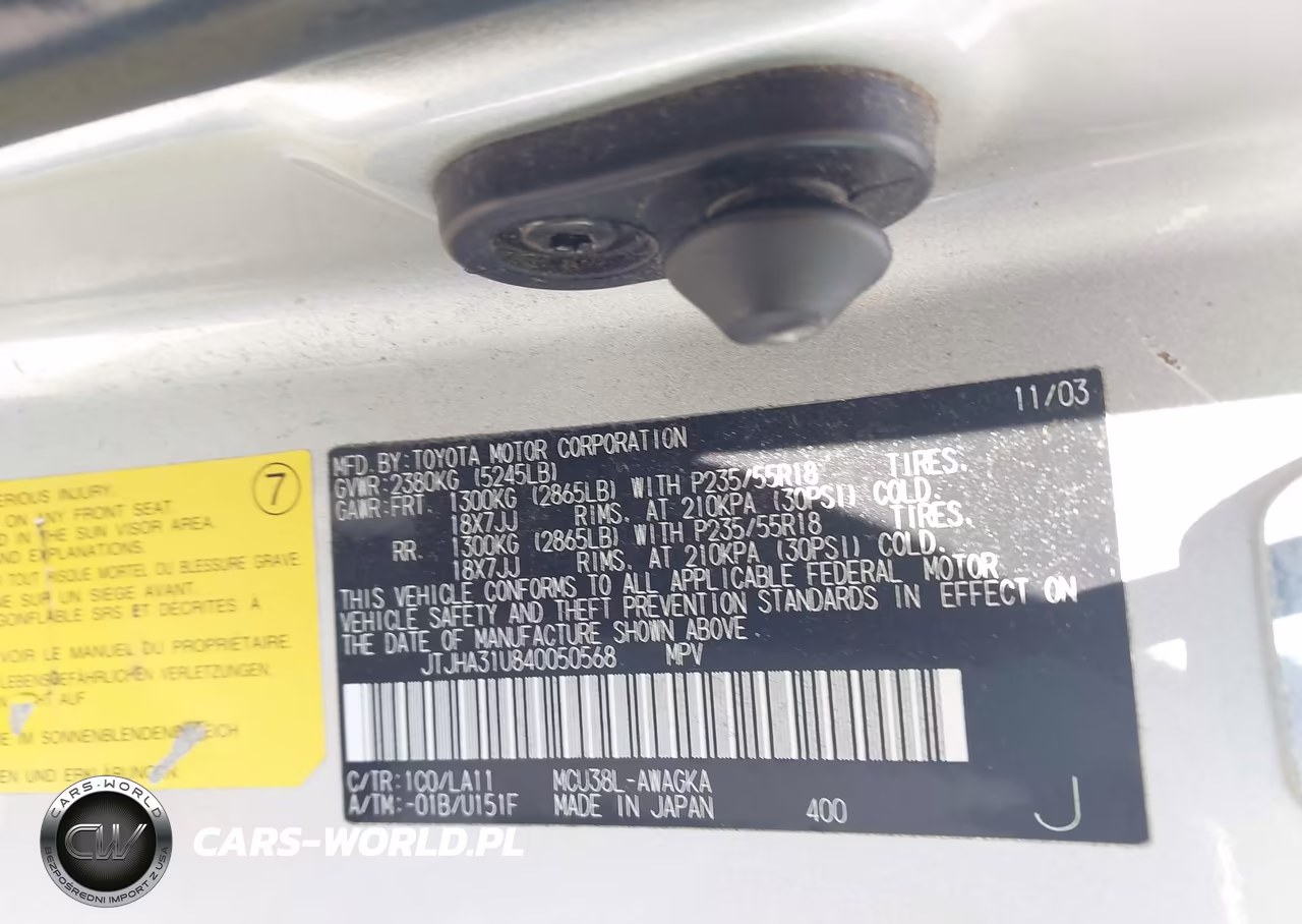 2004 Lexus Rx 330 VIN:JTJHA31U840050568 - 9