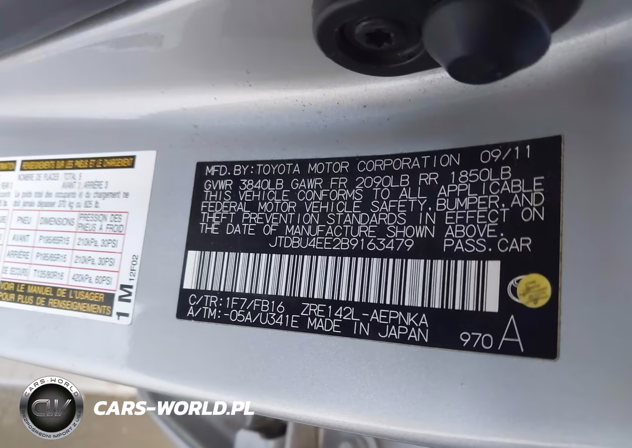 2011 Toyota Corolla Le VIN:JTDBU4EE2B9163479 - 9
