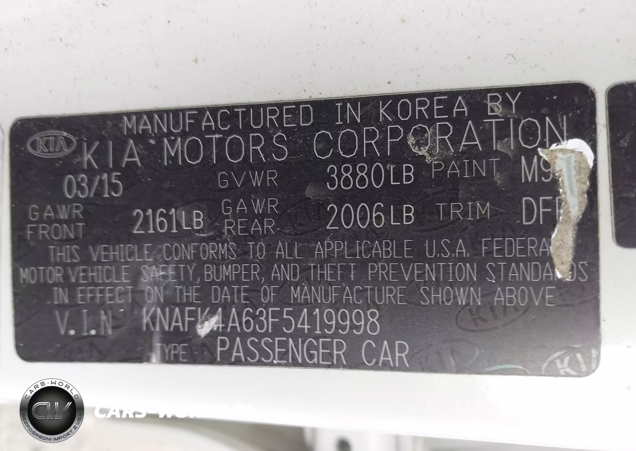2015 Kia Forte Lx VIN:KNAFK4A63F5419998 - 9