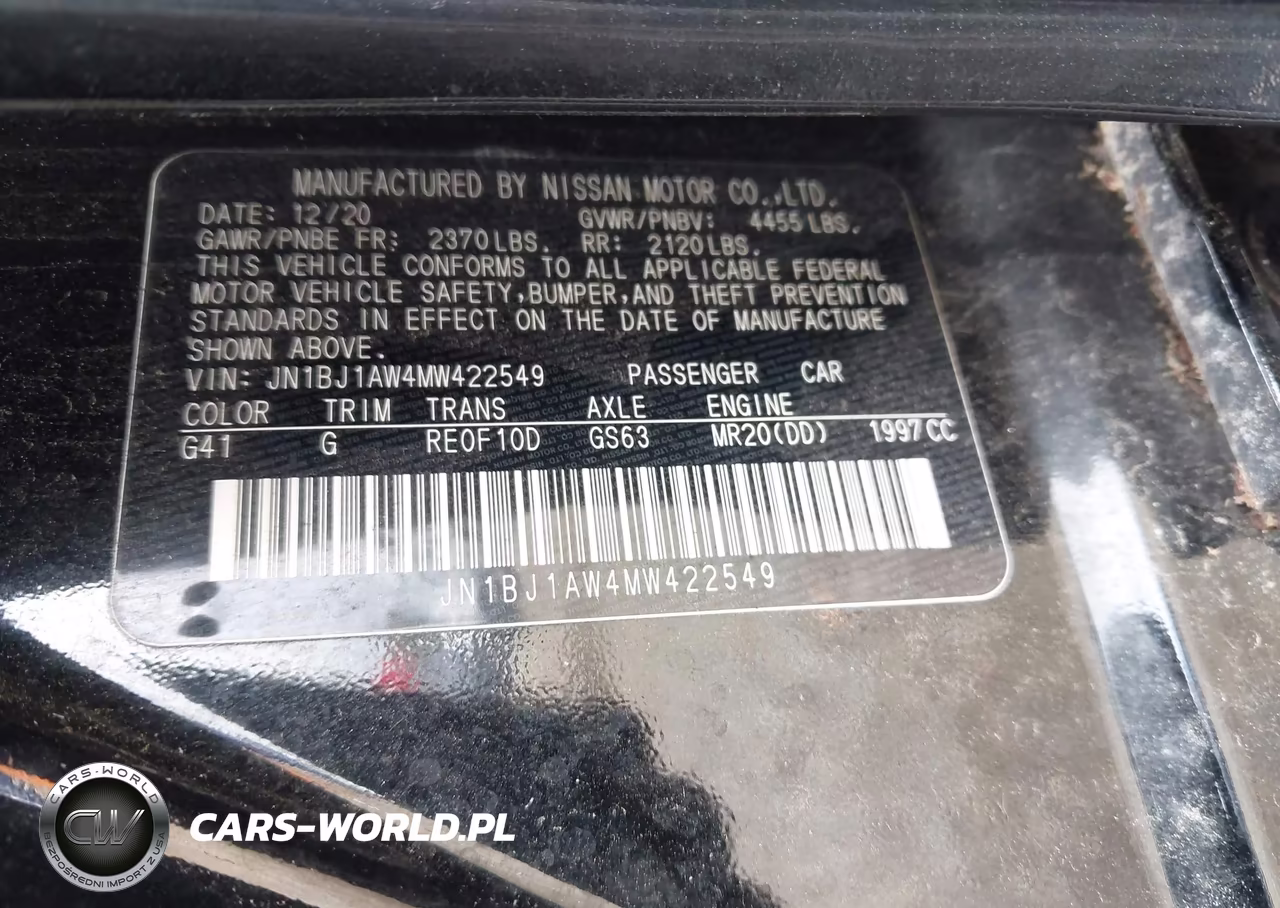 2021 Nissan Rogue Sport S Awd Xtronic Cvt VIN:JN1BJ1AW4MW422549 - 9