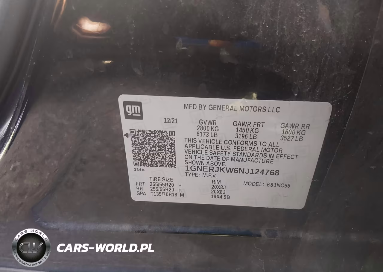 2022 Chevrolet Traverse Fwd Rs VIN:1GNERJKW6NJ124768 - 9