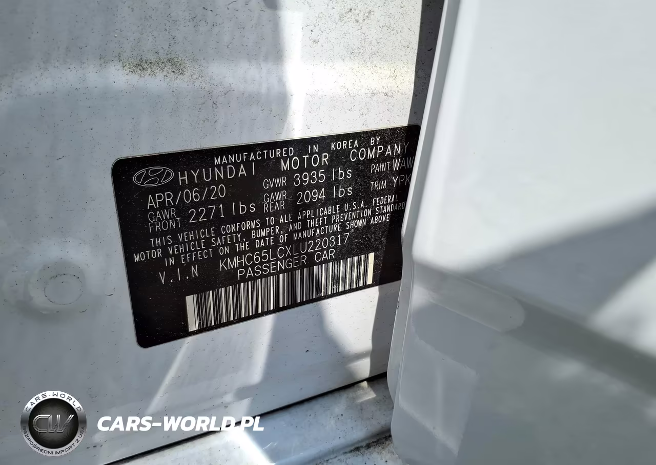 2020 Hyundai Ioniq Hybrid Blue VIN:KMHC65LCXLU220317 - 9