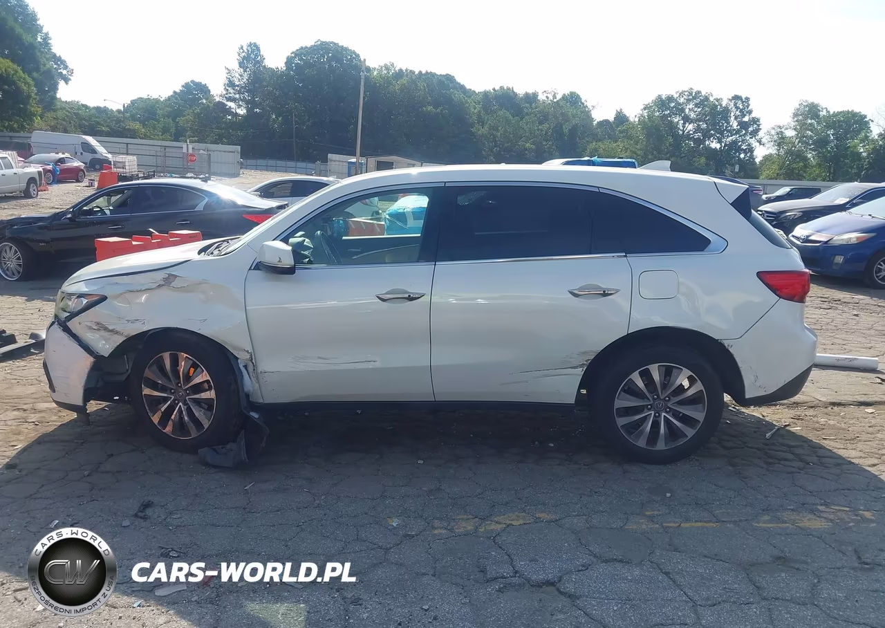 2016 Acura Mdx Technology Acurawatch Plus Packages-Technology Package VIN:5FRYD4H47GB014560 - 14