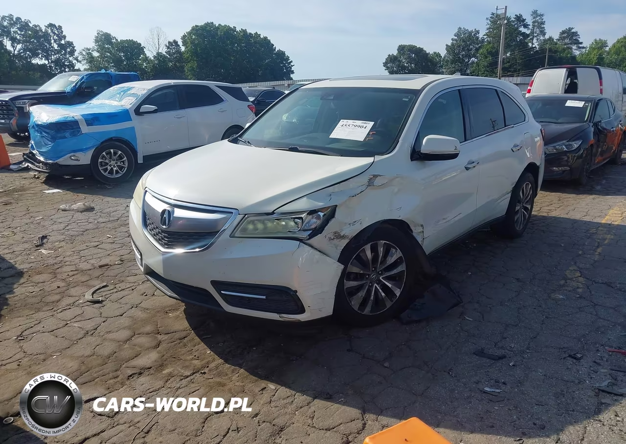 2016 Acura Mdx Technology Acurawatch Plus Packages-Technology Package VIN:5FRYD4H47GB014560 - 2