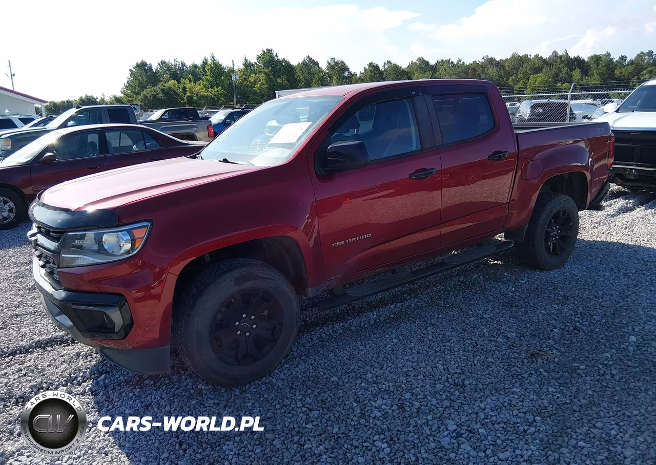 2021 Chevrolet Colorado 2Wd Short Box Z71 VIN:1GCGSDEN6M1291821 - 2