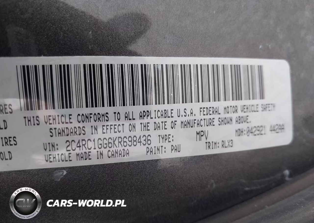 2019 Chrysler Pacifica Limited VIN:2C4RC1GG6KR698436 - 9