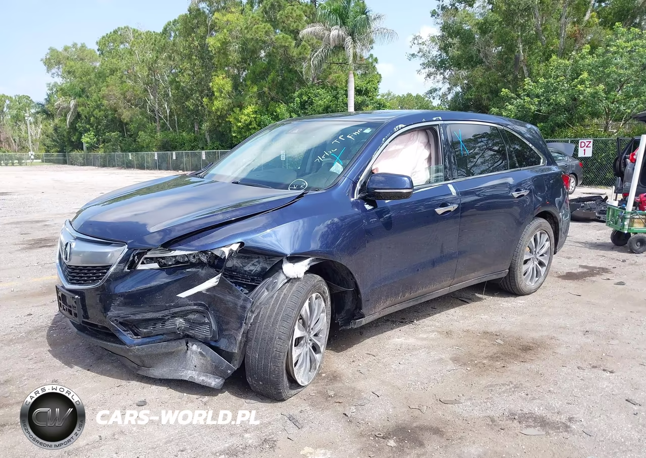 2016 Acura Mdx Technology Acurawatch Plus Packages-Technology Package VIN:5FRYD3H43GB008538 - 2