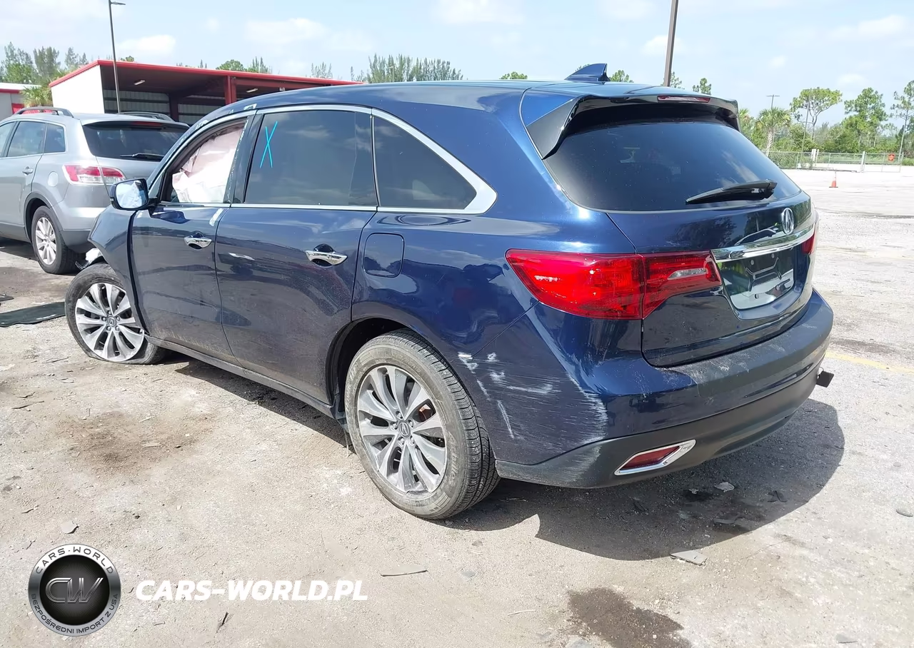 2016 Acura Mdx Technology Acurawatch Plus Packages-Technology Package VIN:5FRYD3H43GB008538 - 3
