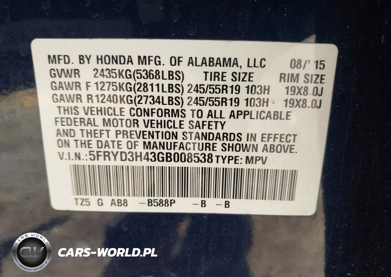 2016 Acura Mdx Technology Acurawatch Plus Packages-Technology Package VIN:5FRYD3H43GB008538 - 9