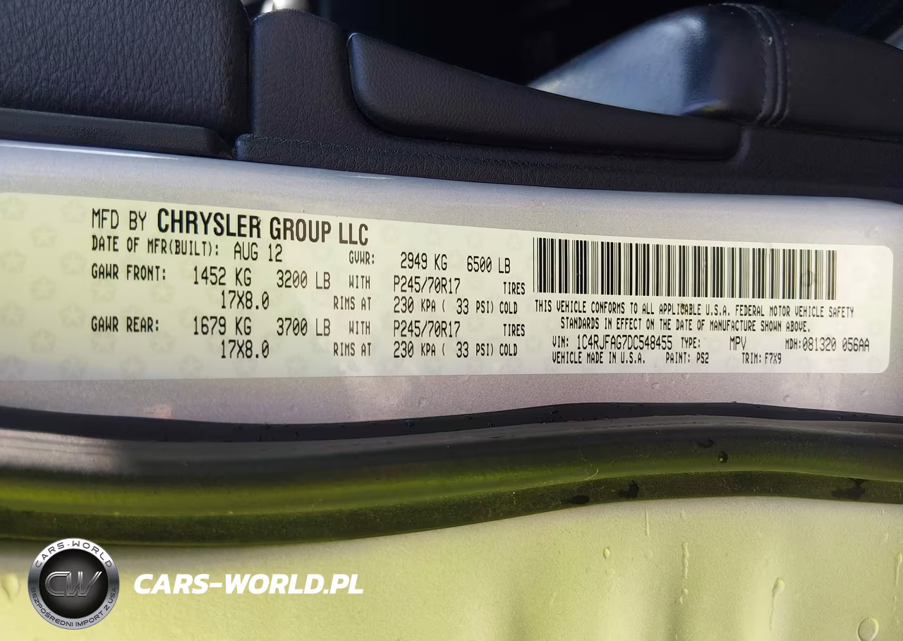 2013 Jeep Grand Cherokee Laredo VIN:1C4RJFAG7DC548455 - 9