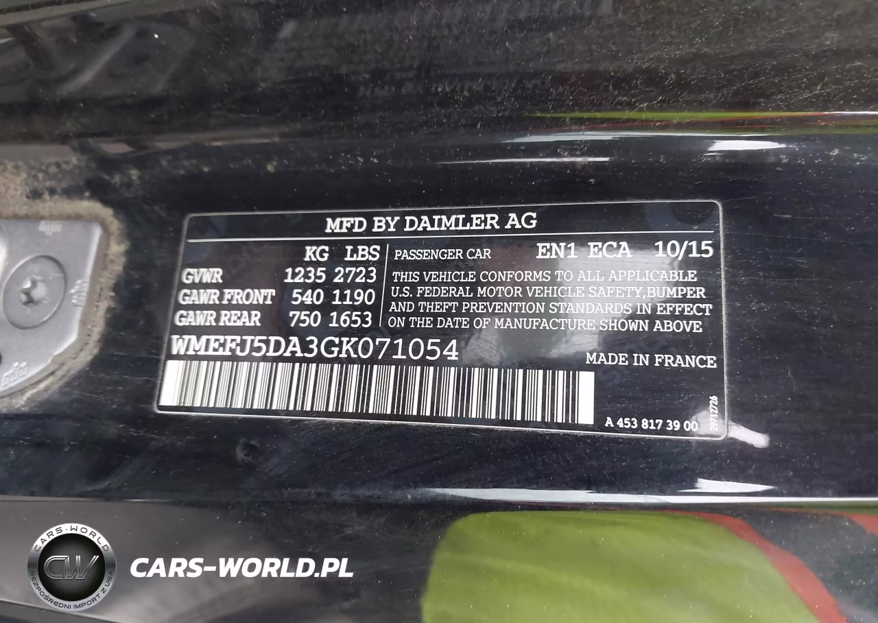 2016 Smart Fortwo Pure VIN:WMEFJ5DA3GK071054 - 9
