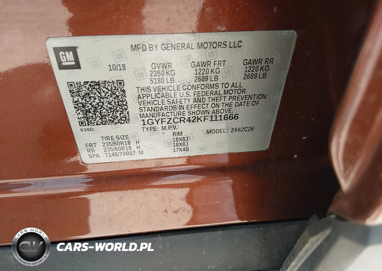 2019 Cadillac Xt4 Premium Luxury VIN:1GYFZCR42KF111666 - 9
