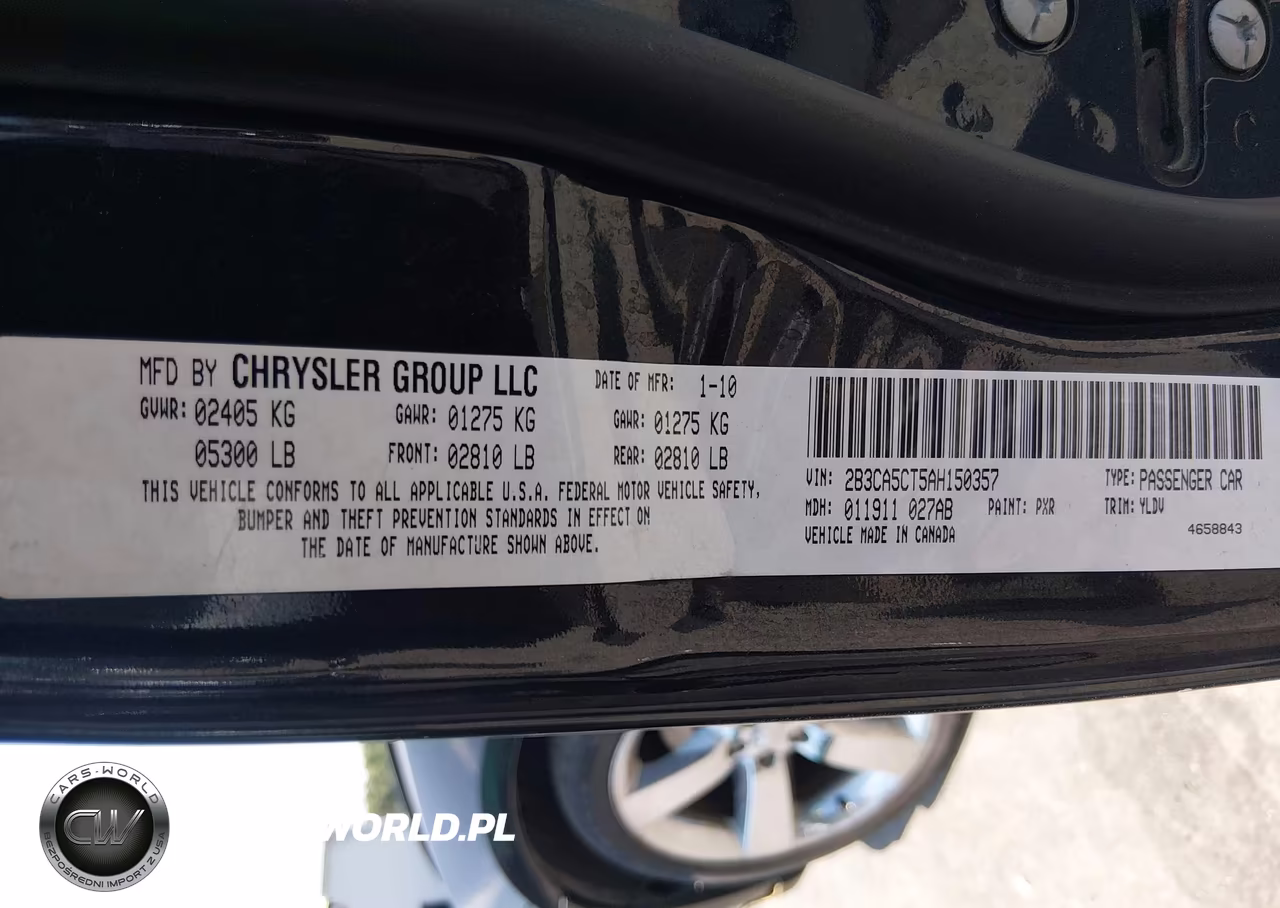 2010 Dodge Charger R-T VIN:2B3CA5CT5AH150357 - 9