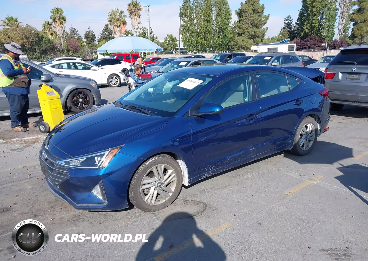 2019 Hyundai Elantra Sel VIN:5NPD84LF7KH465186 - 2
