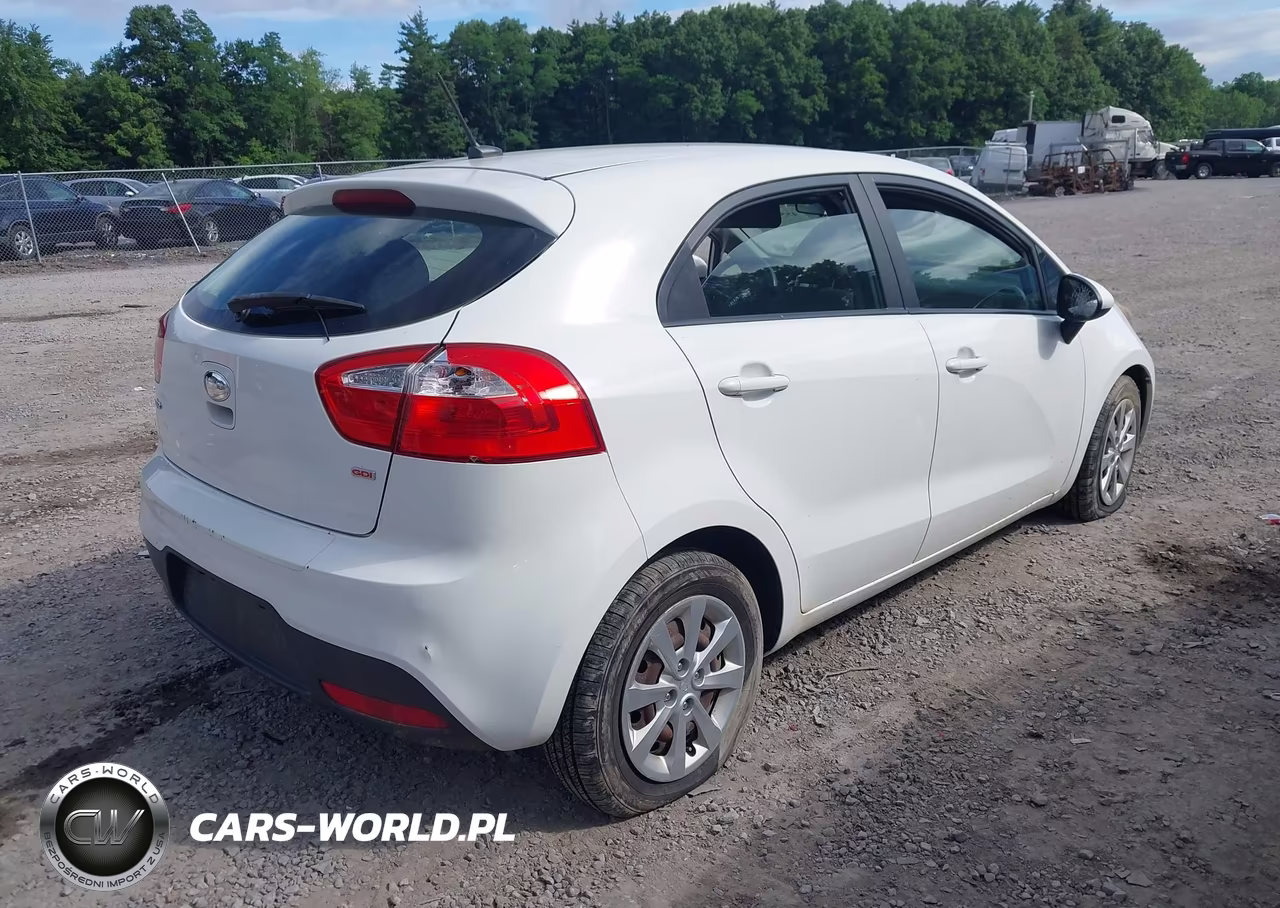 2013 Kia Rio Lx VIN:KNADM5A35D6319230 - 4