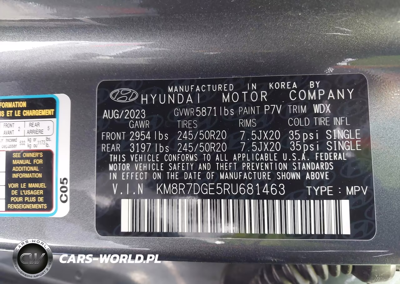 2024 Hyundai Palisade Calligraphy VIN:KM8R7DGE5RU681463 - 9