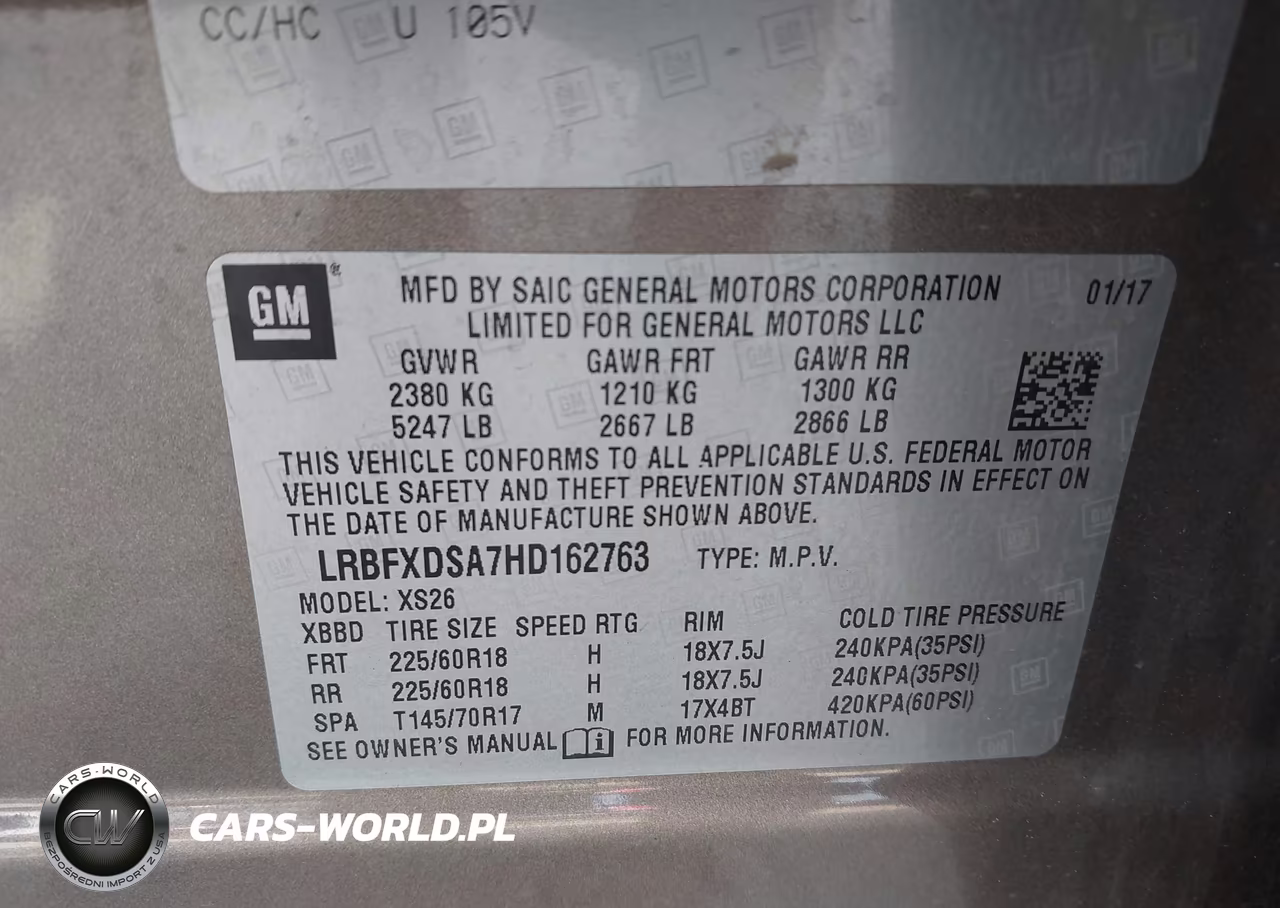 2017 Buick Envision Essence VIN:LRBFXDSA7HD162763 - 9
