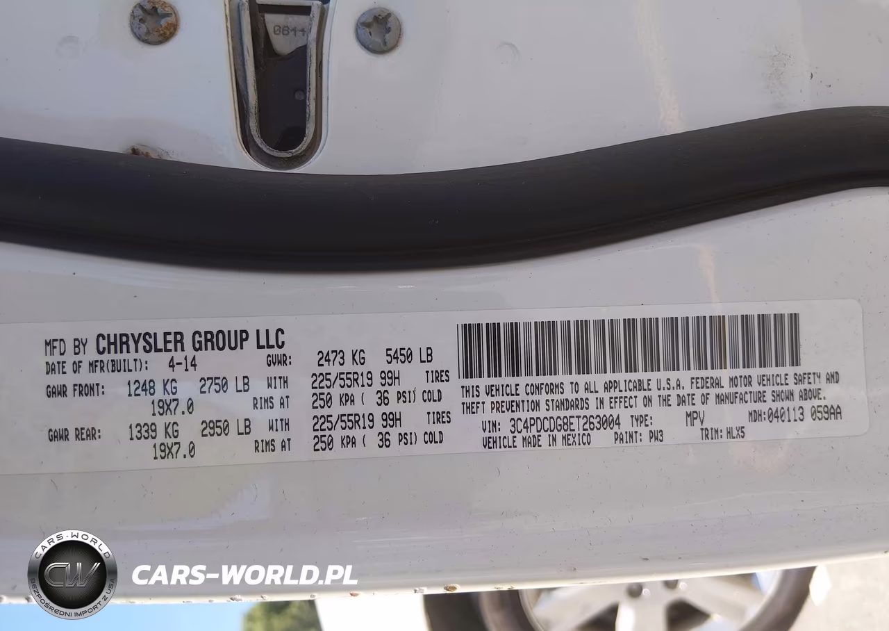 2014 Dodge Journey Limited VIN:3C4PDCDG8ET263004 - 9