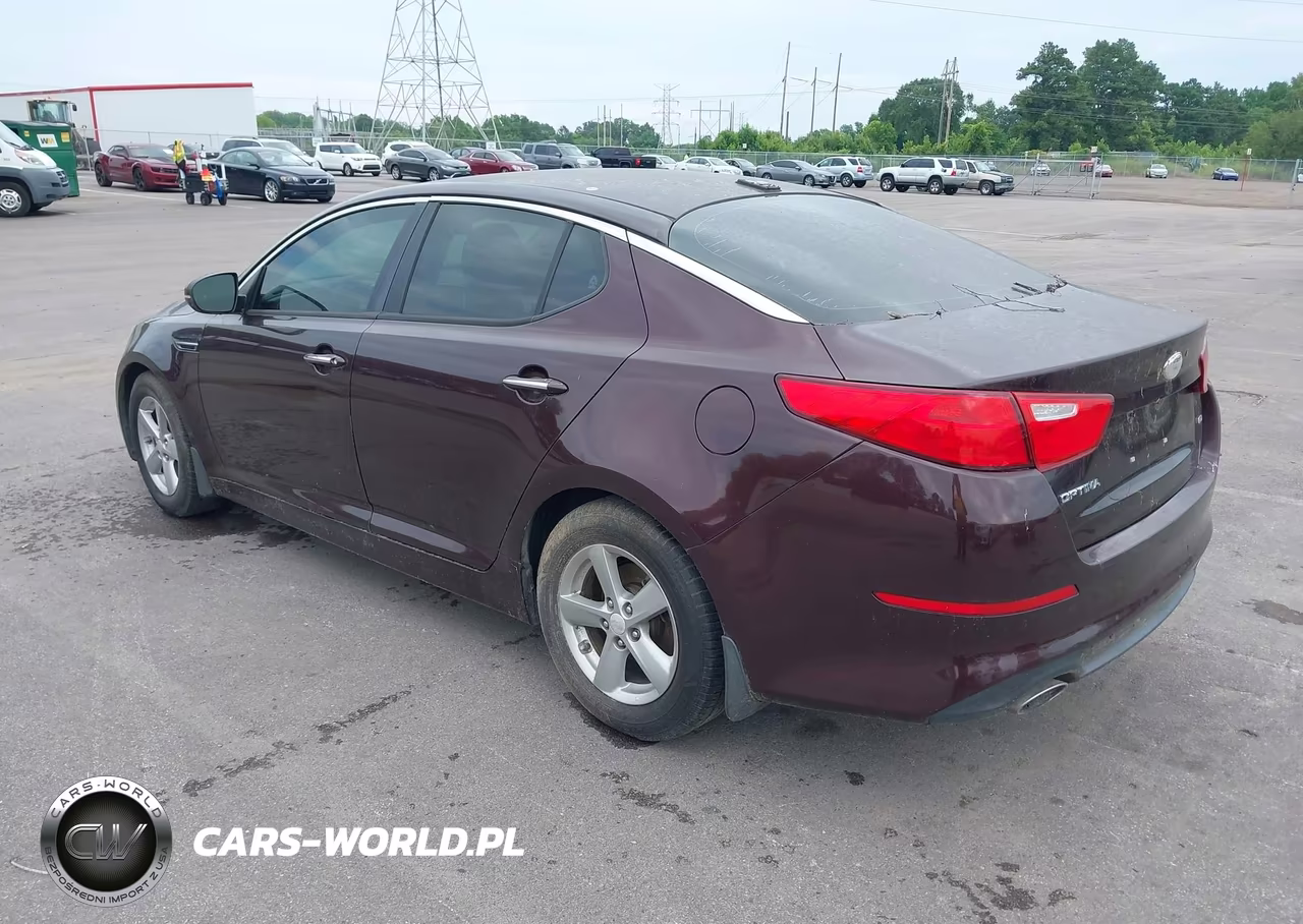 2014 Kia Optima Lx VIN:5XXGM4A79EG302396 - 3