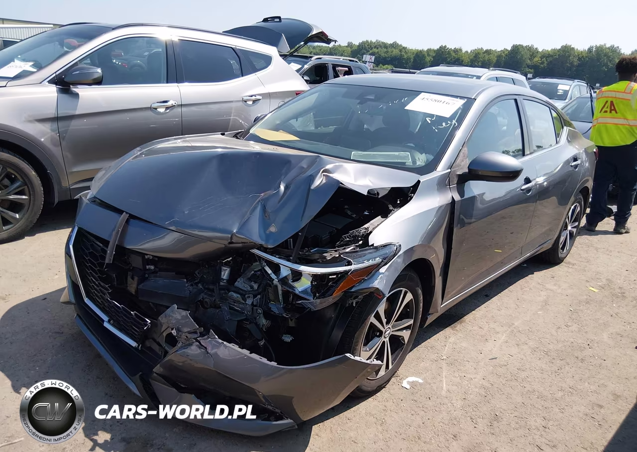 2022 Nissan Sentra Sv Xtronic Cvt VIN:3N1AB8CV3NY300894 - 2