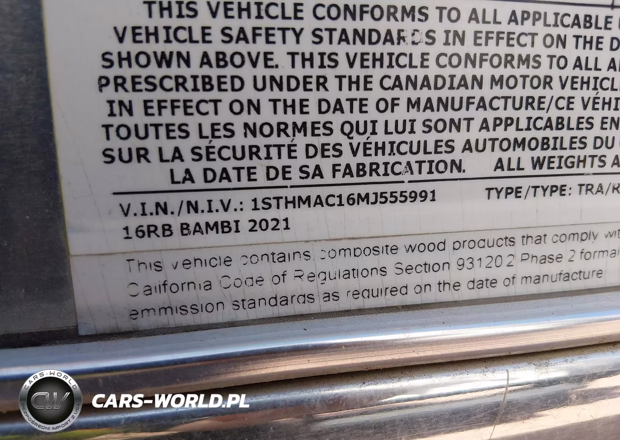 2021 Airstream Other VIN:1STHMAC16MJ555991 - 9