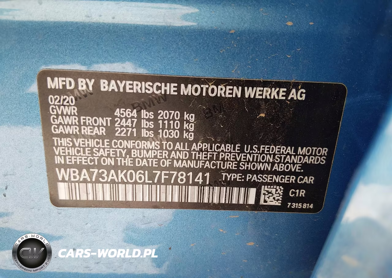 2020 BMW 228I Gran Coupe xDrive VIN:WBA73AK06L7F78141 - 9