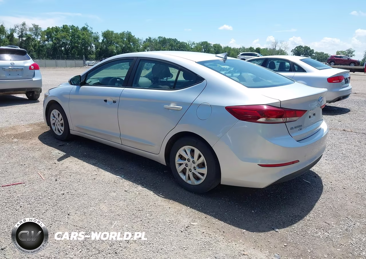 2017 Hyundai Elantra Se VIN:KMHD74LF1HU323669 - 3