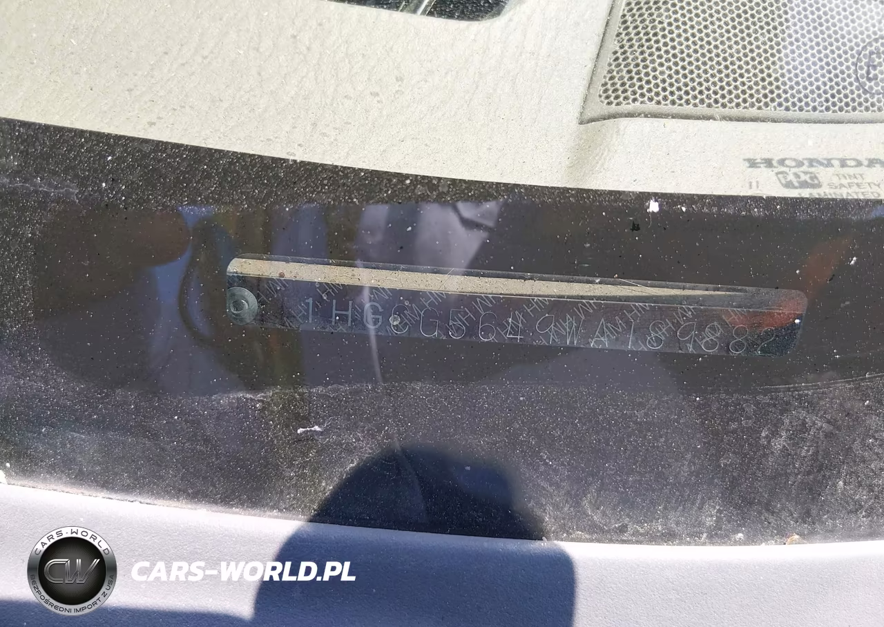 1998 Honda Accord Lx VIN:1HGCG5649WA189882 - 9