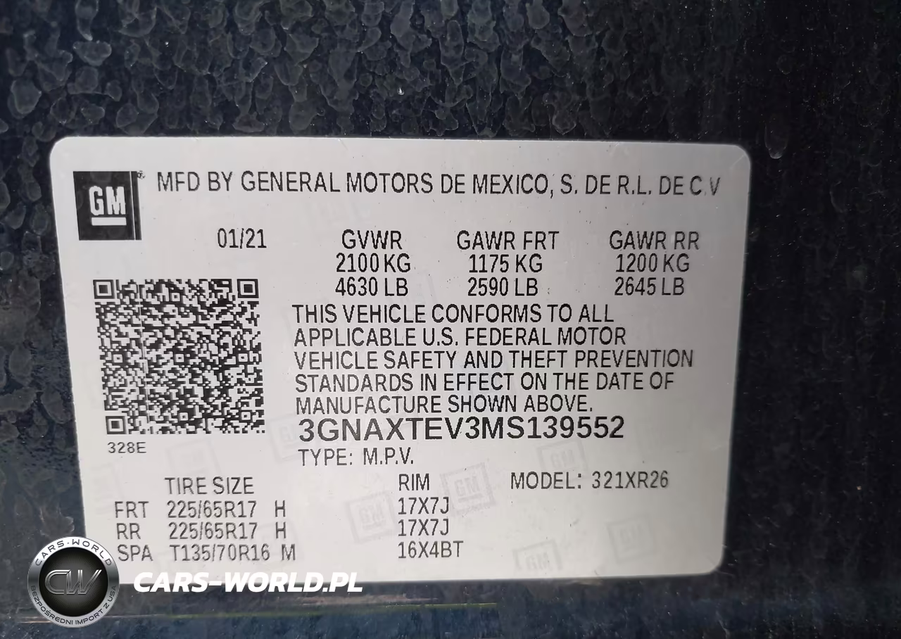 2021 Chevrolet Equinox Awd 2Fl VIN:3GNAXTEV3MS139552 - 9