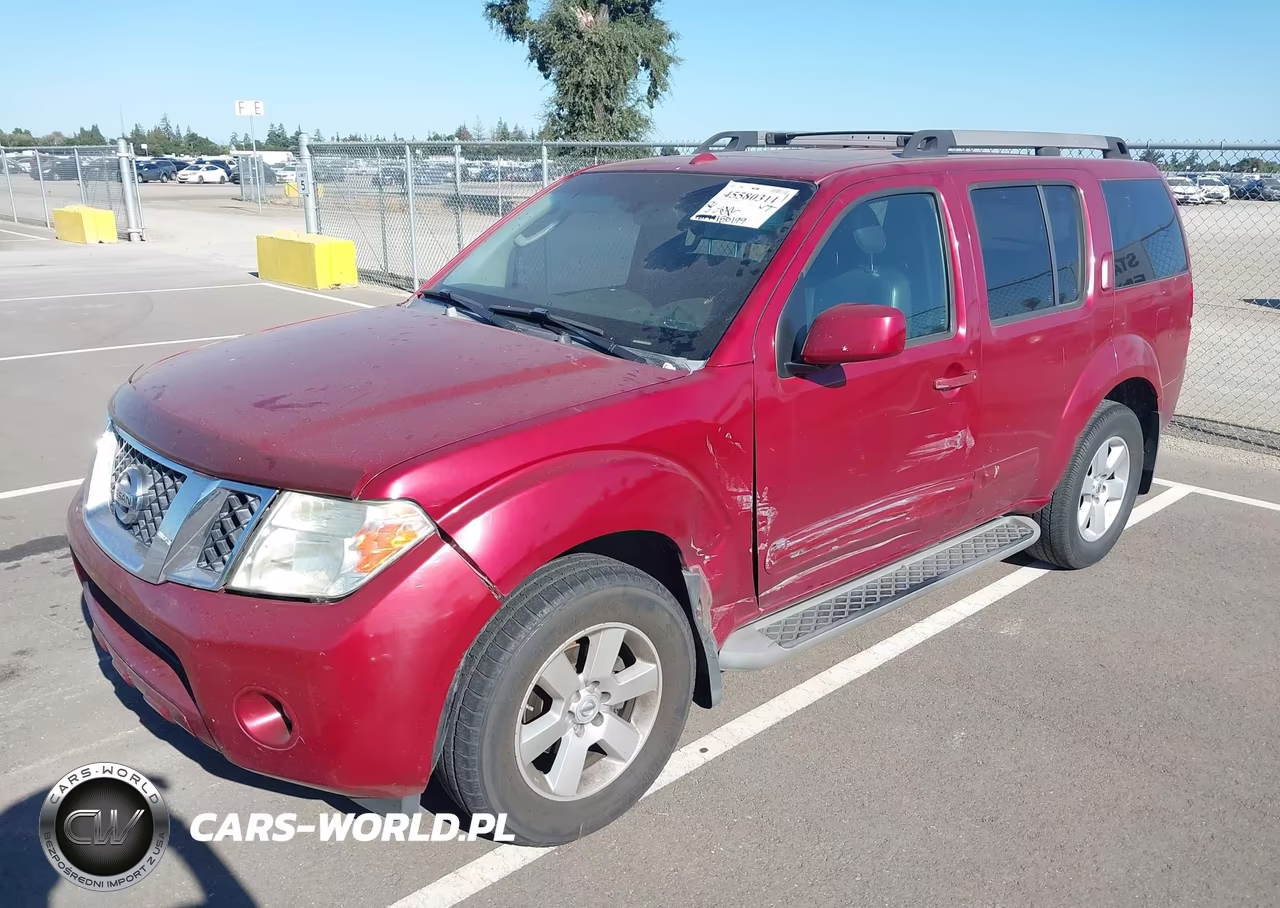2008 Nissan Pathfinder Se VIN:5N1AR18U18C634995 - 2