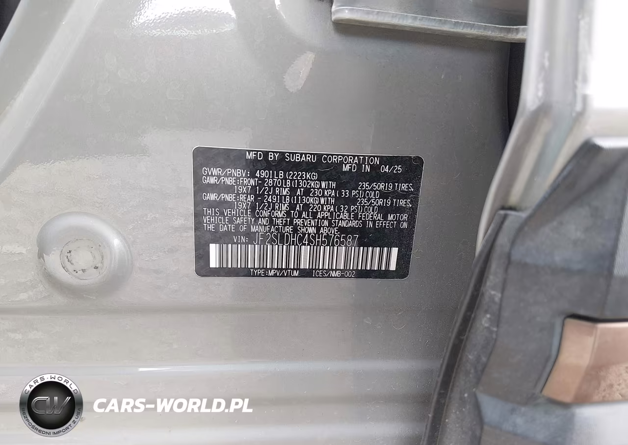 2025 Subaru Forester Sport VIN:JF2SLDHC4SH576587 - 9