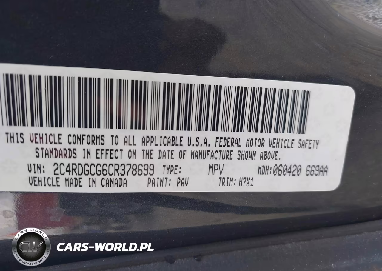 2012 Dodge Grand Caravan Sxt VIN:2C4RDGCG6CR378699 - 9