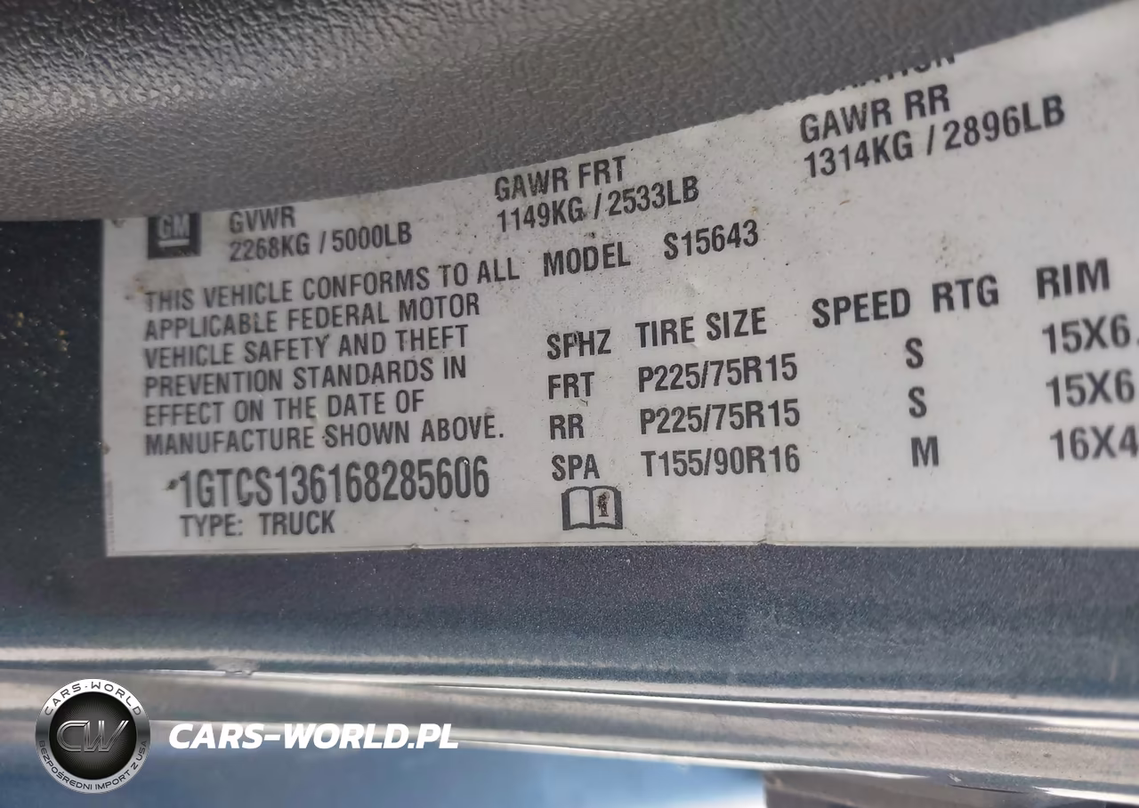 2006 GMC Canyon Sle2 VIN:1GTCS136168285606 - 9